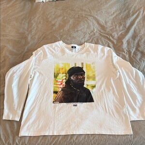 Kith The Wire collab White Long Sleeve Graphic Tee
